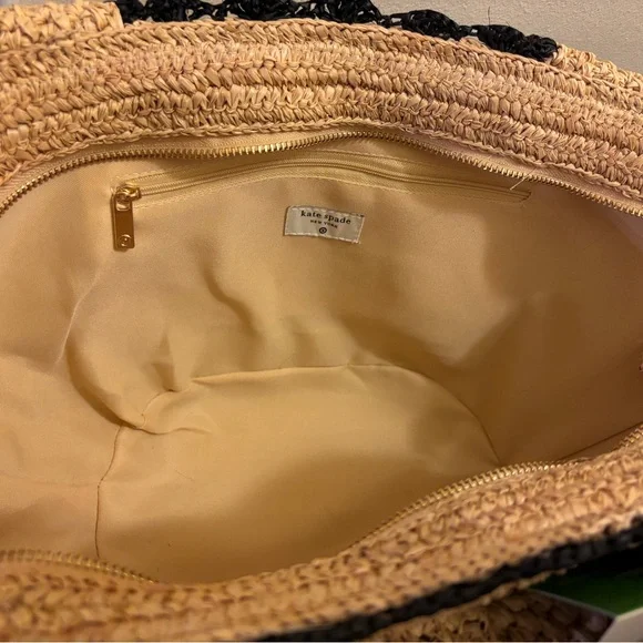 kate spade new york x Target Raffia Bow Tote Bag - Picture 6 of 7
